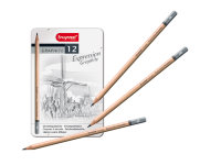 Набор 12 карандашей для графики Bruynzeel Expression