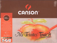 Склейка листов Mi-Teintes® , 355 гр/м2, 24х32см, 12 листов, склейка 4 стороны, Canson