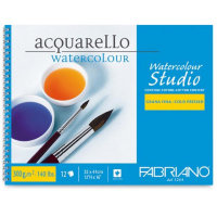 Альбом WATERCOLOUR Studio 24х32, 300 г/м2, 12 листов, спираль, Fabriano