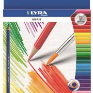 Акварельные карандаши треугольные LYRA 24 цв.