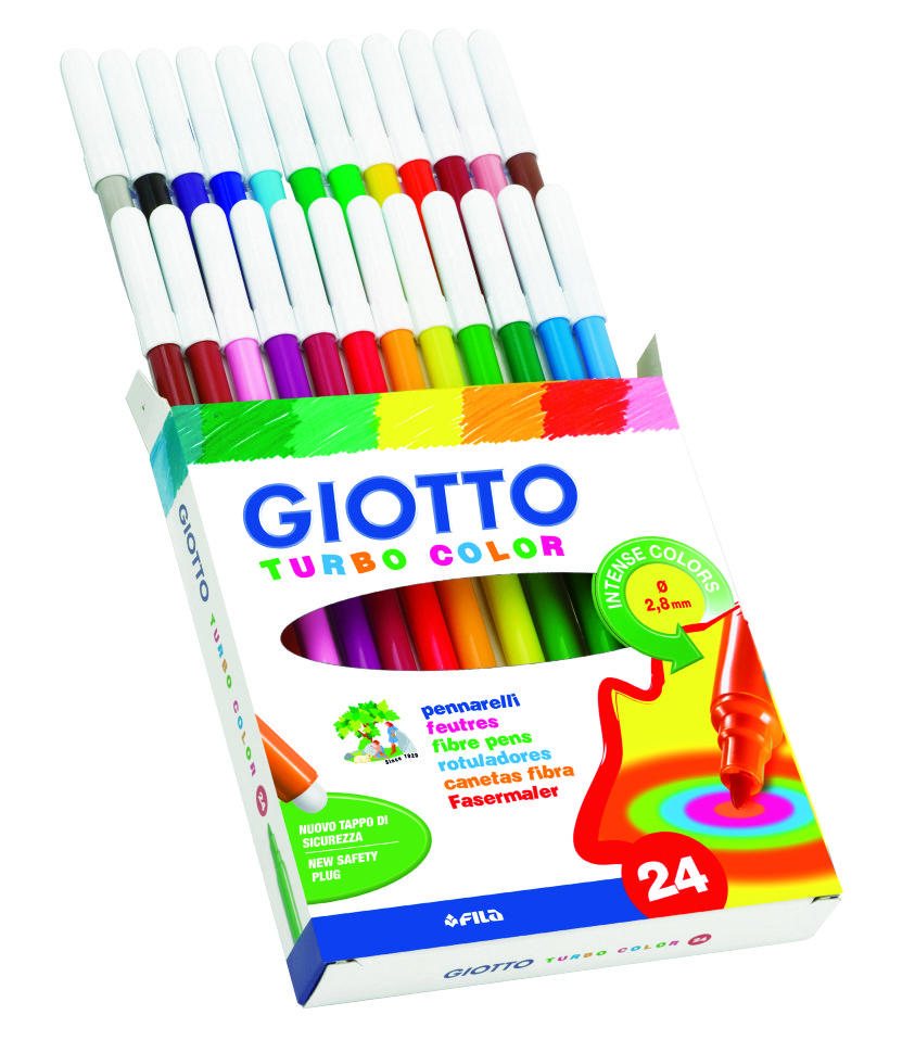 Фломастеры GIOTTO набор 24 шт. , картон