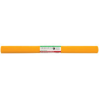 Бумага крепированная 50x250 см, 32 г/м2, светло-оранжевая, в рулоне