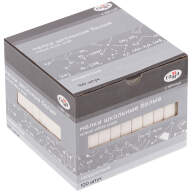 Мелки школьные белые, 100шт., мягкие, квадратные, картонная коробка