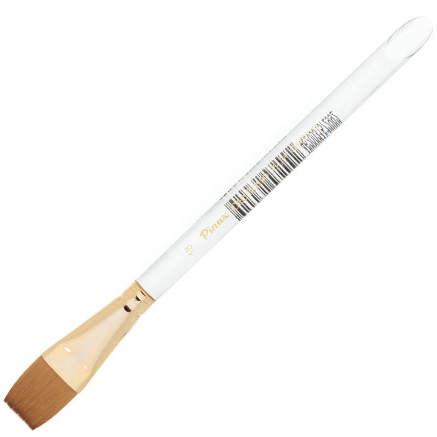 Кисть Синтетика №18 плоская, серия Oro Rosso, короткая ручка, артикул 754018-FW