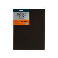 Холст на подрамнике 30х40 см, хлопок Пинакс, черный грунт, мелкозернистый, 380 гр/м2