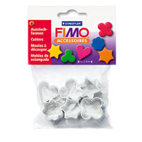 Форменные резаки, металлические, ассортимент 6 форм, FIMO