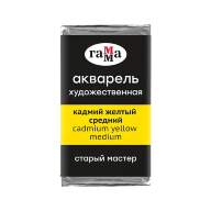 Акварель Кадмий желтый средний Старый Мастер, артикул 200521103