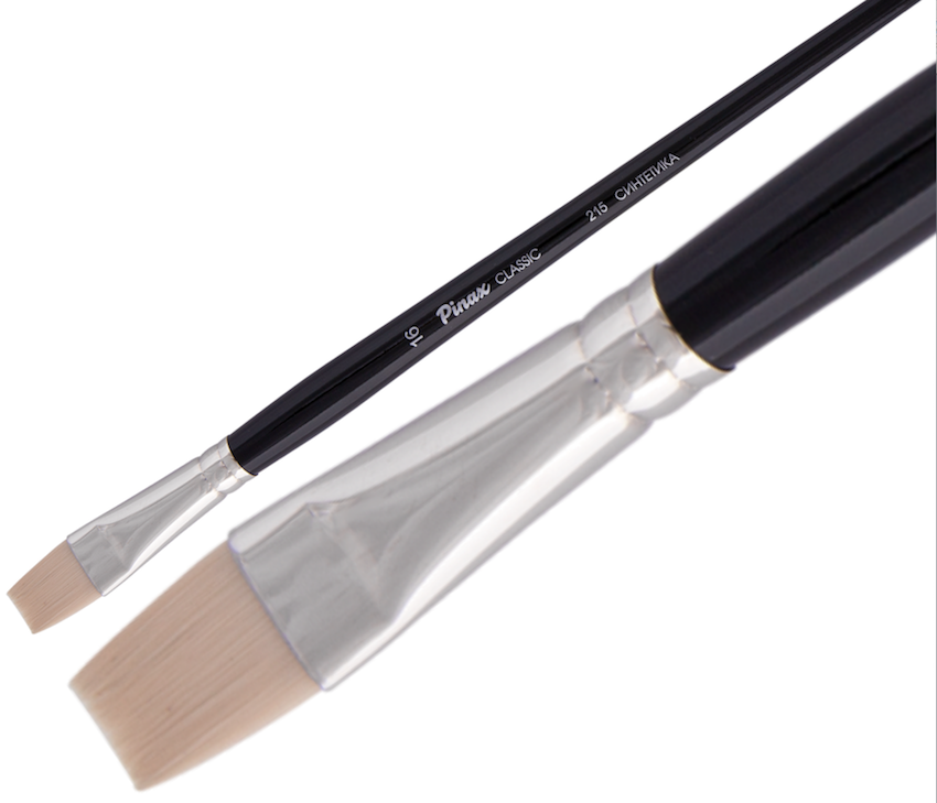 Кисть Синтетика плоская № 6 Рinax  Artists Classic серия 215 SF_215006