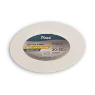 Холст 20х30 см на картоне, хлопок Пинакс, овальный, мелкозернистый, 280 гр/м2