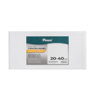 Холст 20х40 см на картоне, хлопок Пинакс, мелкозернистый, 280 гр/м2