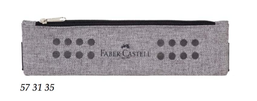 Пенал Grip Faber-Castell, серый