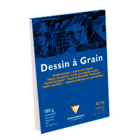 Блокнот Dessin a grain для рисования А-4 30л 180г/м2, склейка, Clairefontaine