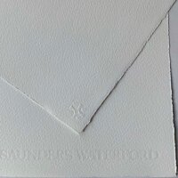 Акварельная бумага 56х76см, 190гр/м2, 1 лист, C,P, Saunders Waterford, High White, артикул 5121905101CB