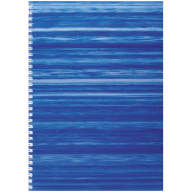 Тетрадь 96л. А5 клетка на спирали, клетка бумвинил