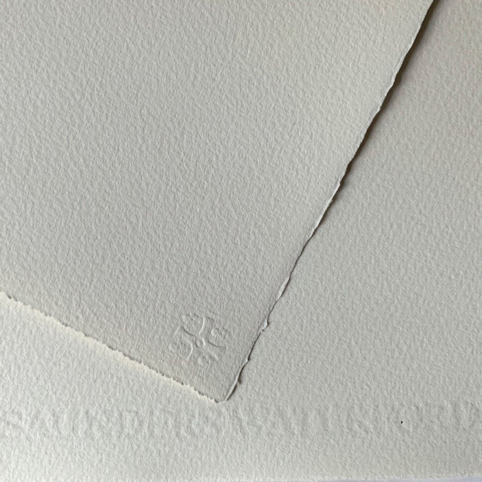 Акварельная бумага 56х76см, 190гр/м2, 1 лист, C,P, Saunders Waterford, White, артикул 5121900101CB