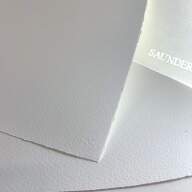 Акварельная бумага 56х76см, 190гр/м2, 1 лист, Rough, Saunders Waterford, High White, артикул  5131900101CB