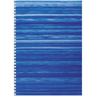 Тетрадь 96л. А4 клетка на спирали, клетка бумвинил