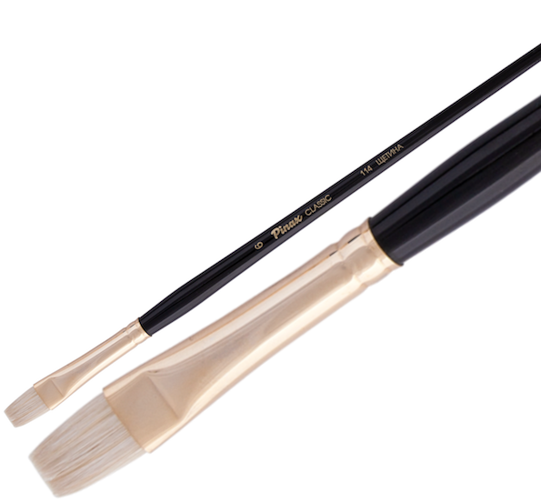 Кисть Щетина №10 плоская Рinax  Artists Classic серия 114 SF_114010