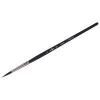 Кисть № 6 Белка, круглая, серия Маэстро, длинная ручка, артикул 101006