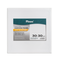 Холст 30х30 см на картоне, хлопок Пинакс, мелкозернистый, 280 гр/м2