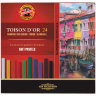 Пастель художественная "Toison d'or", 24 цвета, картон. уп.