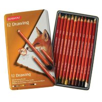 Набор цветных карандашей "Drawing" 12 в мет. коробке