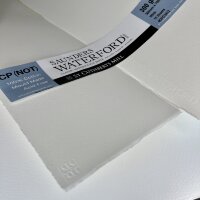 Акварельная бумага 56х76см, 300гр/м2, 1 лист, C,P, Saunders Waterford, White, артикул 5123000102CB
