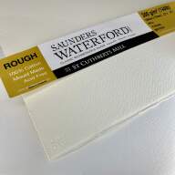 Акварельная бумага 56х76см, 300гр/м2, 1 лист, Rough (Торшон), Saunders Waterford, White, артикул 5133000102CB