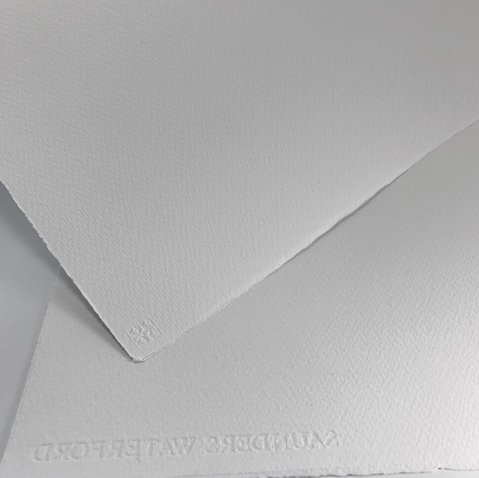 Акварельная бумага 56х76см, 425гр/м2, 1 лист, Rough, Saunders Waterford, High White, артикул  5134255101CB
