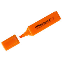 Текстовыделитель "OfficeSpace" оранжевый, 1-5мм