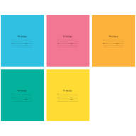 Тетрадь 18л. клетка "Одноцветная. INTENSIVE"