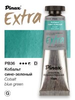 Акварель Кобальт сине-зеленый № PB36BG Pinax Extra в тубе 15 мл