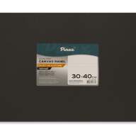 Холст 30х40 см на картоне, черный грунт, хлопок Пинакс, мелкозернистый, 280 гр/м2