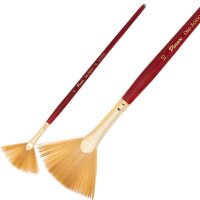 Кисть Синтетика № 2 веерная, серия Oro Rosso, короткая ручка, артикул 753002