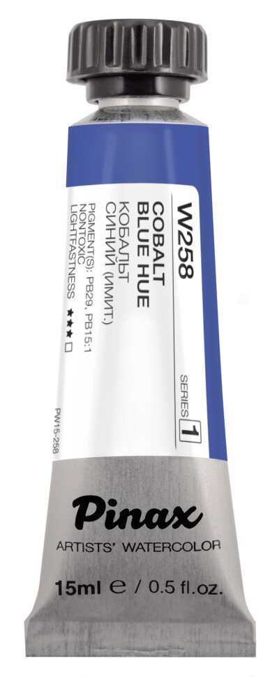 Акварель Кобальт Синий № 258 Pinax Artist's в тубе 15 мл