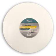 Холст 40 см на картоне, хлопок Пинакс, круглый, мелкозернистый, 280 гр/м2