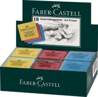 Ластик-Клячка цветной Faber-Castell, в индивидуальной упаковке
