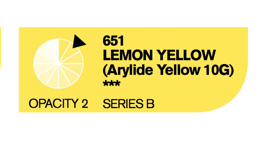 Акрил Cryla LEMON YELLOW №651