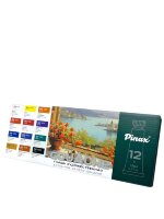 Гуашь в наборе 12 цветов Pinax в тубах 15 мл. Набор №1, артикул PAG1512-01