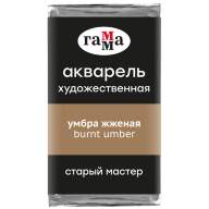 Акварель Умбра жженая Старый Мастер, артикул 200521610