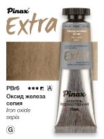 Акварель Оксид железа сепия № PBr6S Pinax Extra в тубе 15 мл
