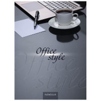 Бизнес-блокнот А4 80л. "Office Style", 5-ти цветный блок, глянцевая ламинация