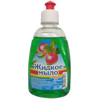 Мыло жидкое РАДУГА Яблоко, пуш-пул, 300мл