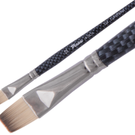 Кисть Синтетика плоская № 8, Hi-Tech, короткая ручка, артикул 224008