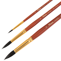 Кисть № 3 Белка, круглая, серия 331 Creative