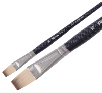 Кисть Синтетика плоская №16, Hi-Tech, короткая ручка, артикул 244016