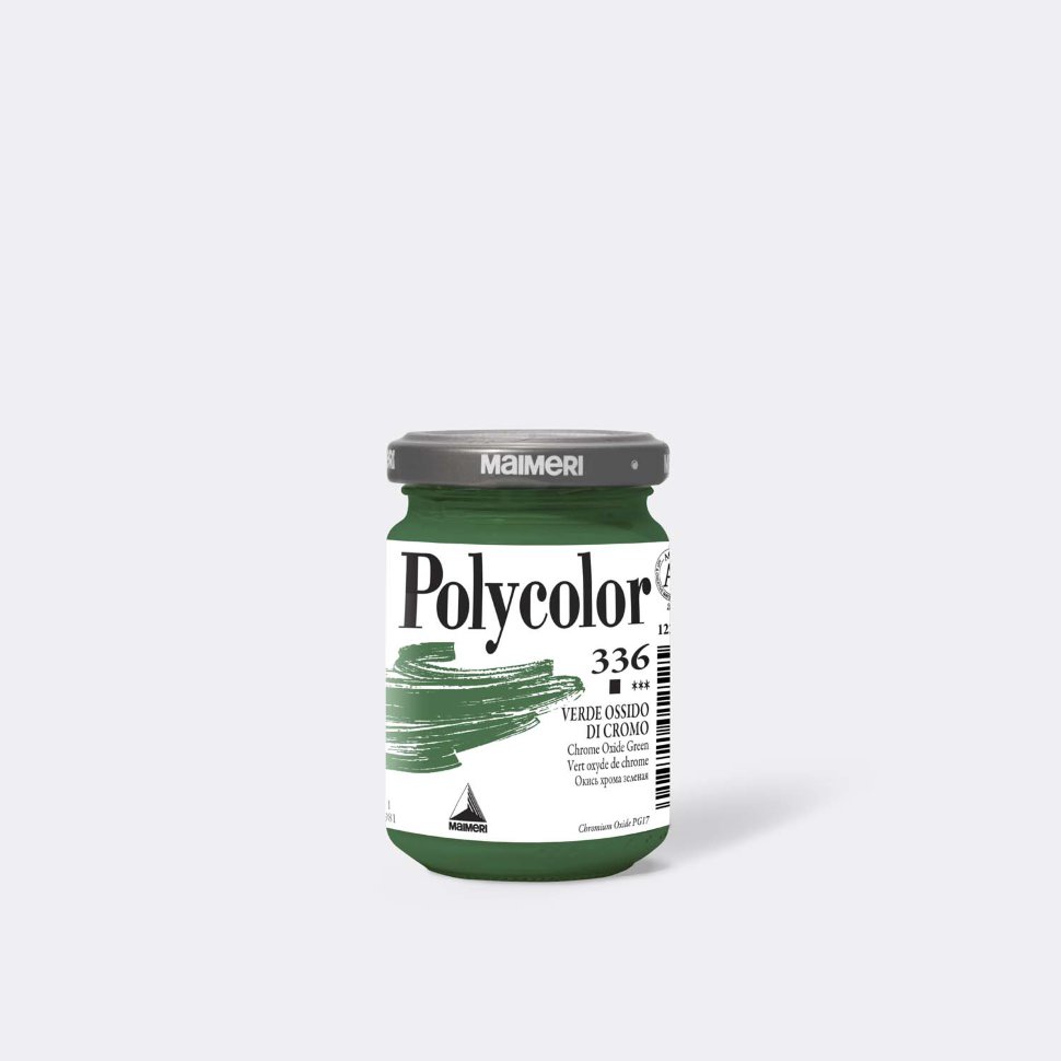 Акрил POLYCOLOR 140мл.№336 Оксид хрома зеленый