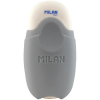 Ластик MILAN CMMS1012, овальный,  с пластиковым держателем, 60х33х20мм