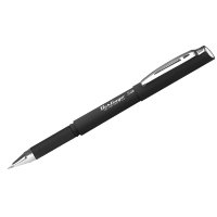 Ручка гелевая "Silk" черная, 0,5мм, грип CGp_50151