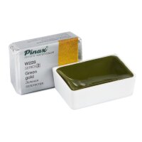 Акварель Зеленая Золотистая № 228 Pinax Artist's в кювете 2,5 мл
